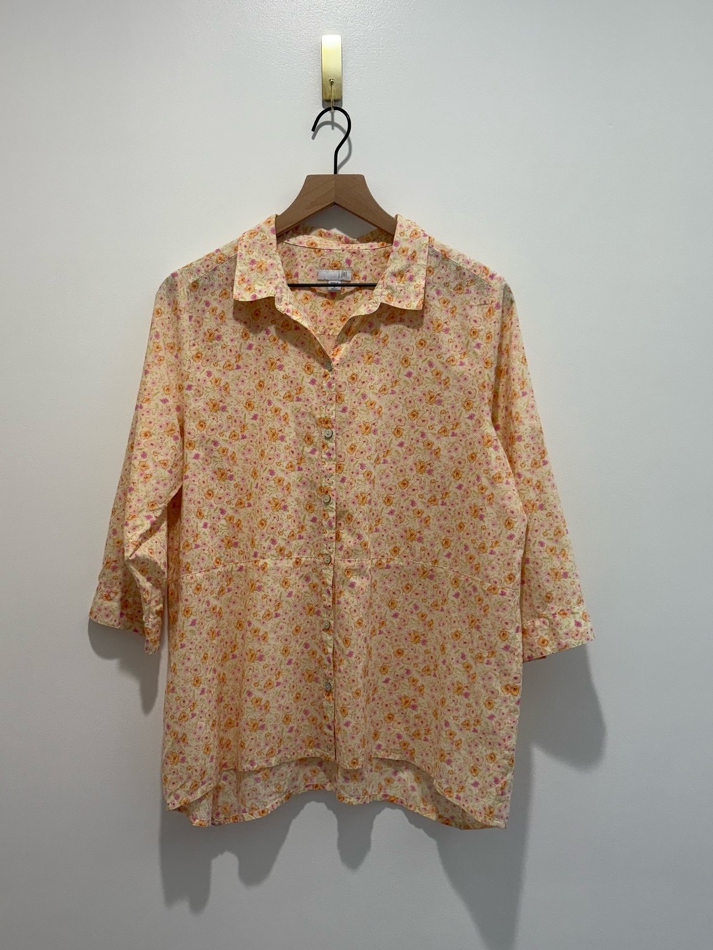 J.Jill Missy Floral Button Down Top
